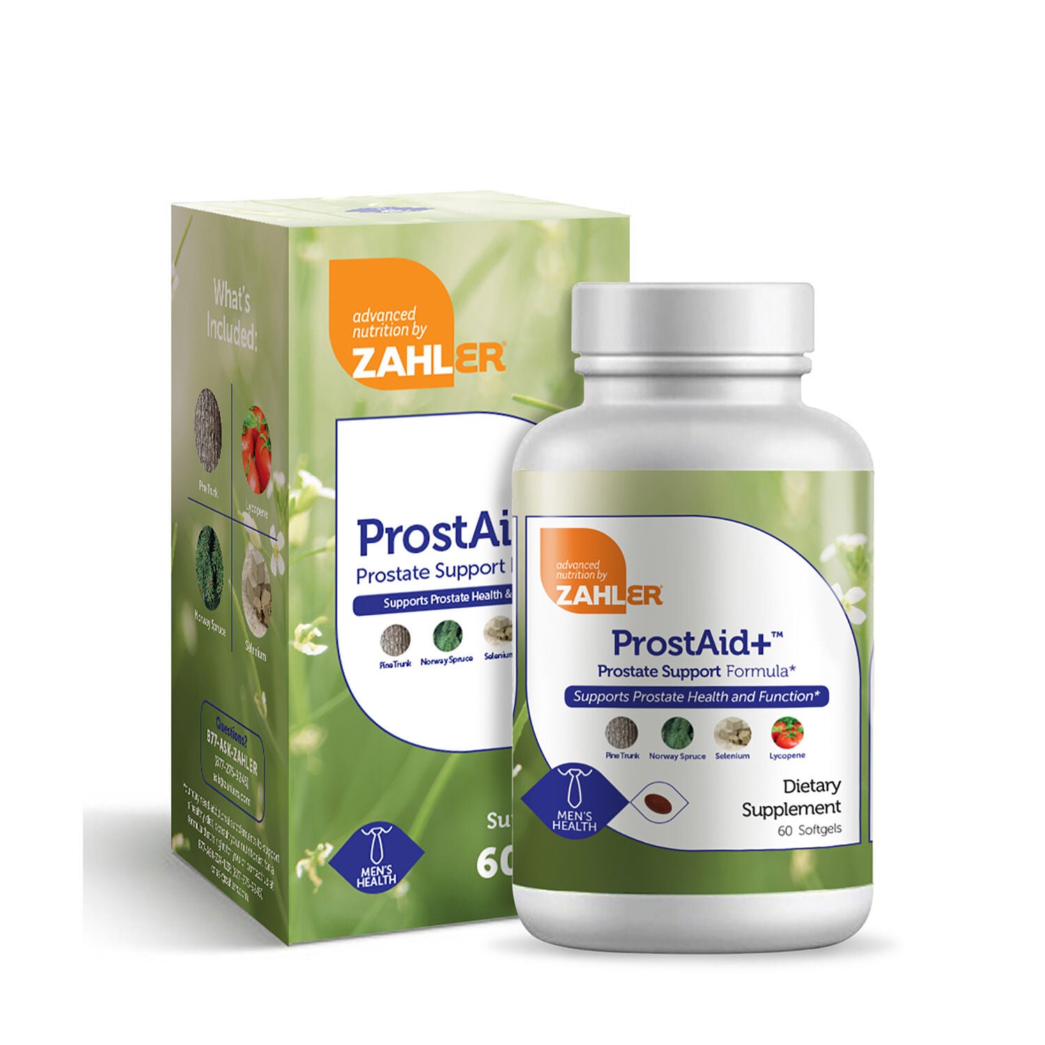 ZAHLER Prostaid+ - 60 Softgels (30 Servings)